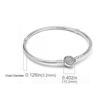 Carregar imagem no visualizador da galeria, Bracelete  Autêntico Prata 925 Charm  Fit Original
